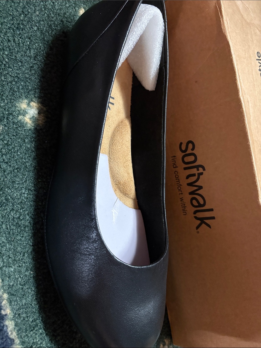 New Softwalk black comfort shoes women’s 9W